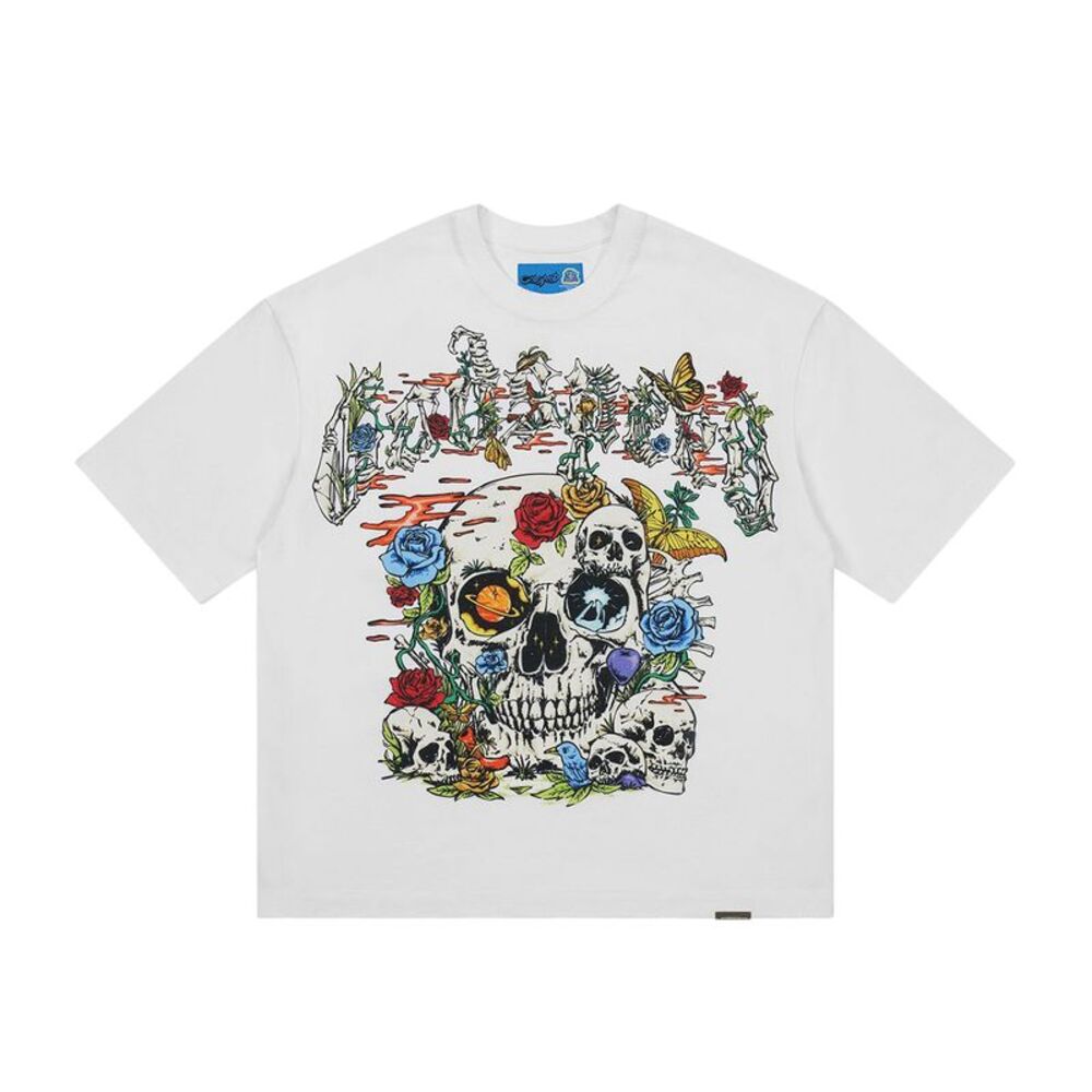 Godspeed NextGen Crew Neck T-Shirt Cosmic Remains Mens White COSMIC REMAINS-CREW